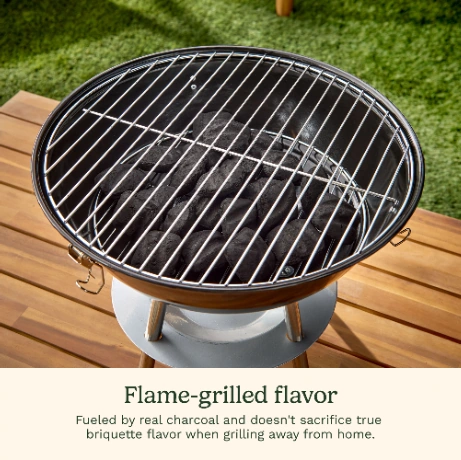 Cuisinart CCG-190RB ecommerce creative: Charcoal cooking surface