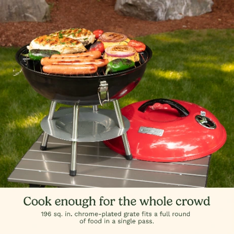 Cuisinart CCG-190RB ecommerce creative: Cooking capacity