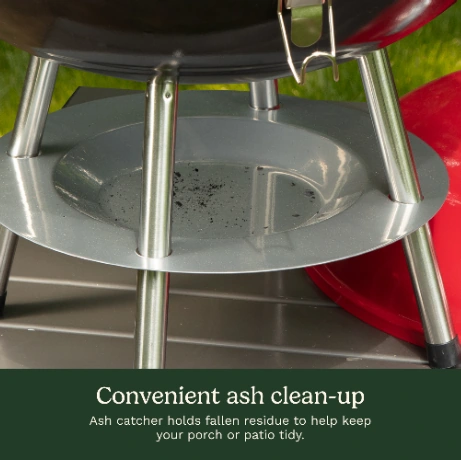 Cuisinart CCG-190RB ecommerce creative: Ash clean-up detail