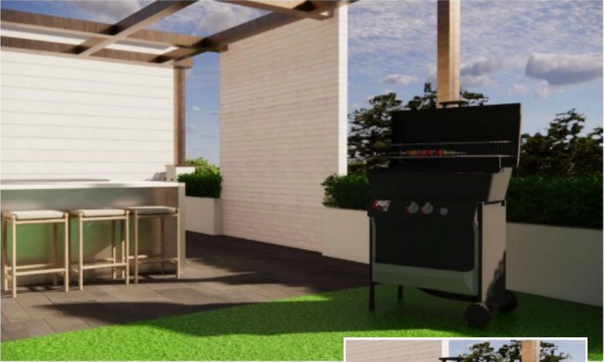 Working pre-production book showing outdoor set references and studio direction