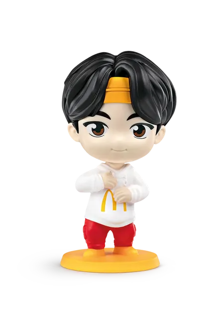 TinyTAN Jin Happy Meal toy, designed by Boxer Brand Design